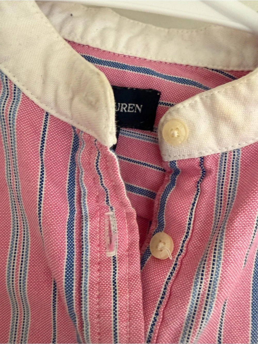 Vintage Ralph Lauren Pink Striped Dress – Size 4T, 2014 Collection